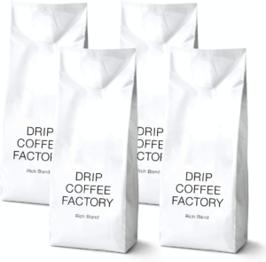 
ドリップコーヒーファクトリー リッチ ブレンド コーヒー 豆 のまま (2kg(500g×4袋), リッチブレンド)