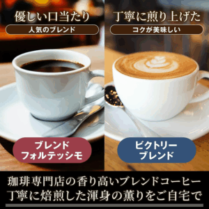 
澤井珈琲 コーヒー 専門店 コーヒー豆 2種類 (ビクトリーブレンド/ブレンドフォルティシモ) セット 2kg (500g x 4) 200杯分 【 豆のまま 】