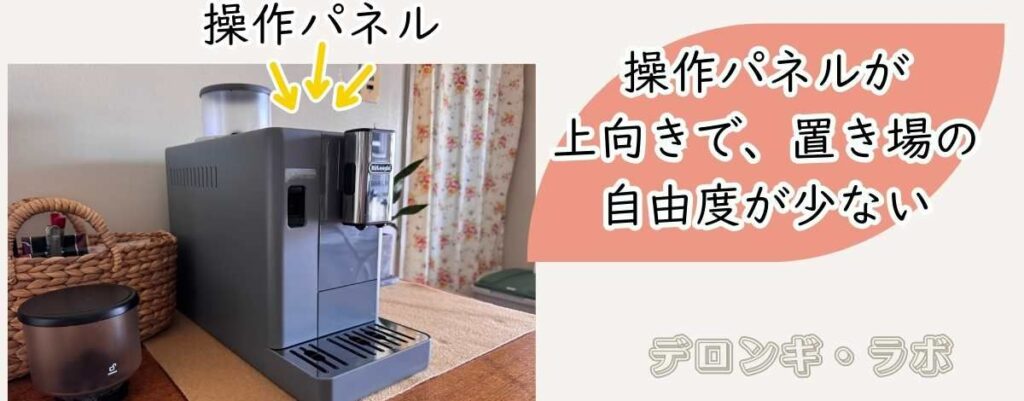 リヴェリア(EXAM44055G/BG)液晶パネルは上向きなので、高い位置だと見えにくい
