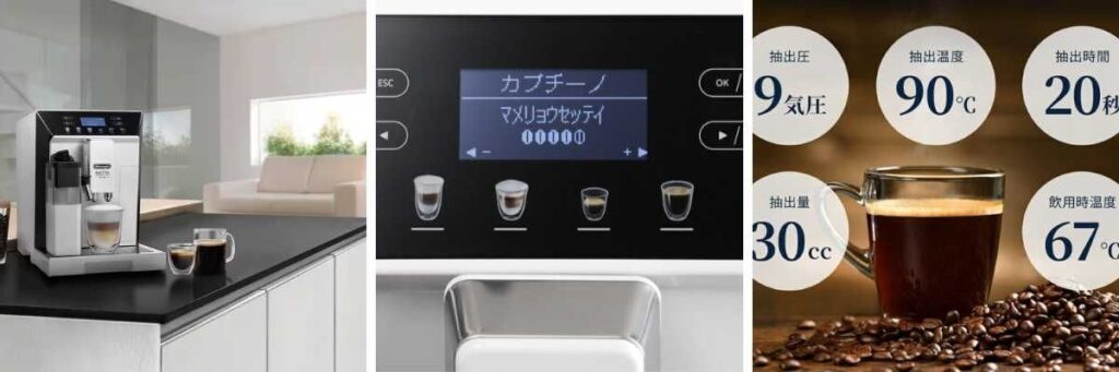 エレッタ カプチーノ イーヴォ（EVO）の特徴
