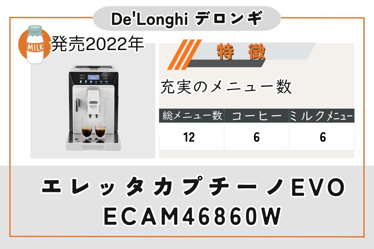 エレッタカプチーノトップ (ECAM45760B)機種まとめ