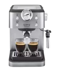 EM450J-M クラシック エスプレッソ・カプチーノメーカー メタルシルバー