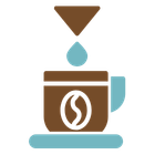 コーヒー抽出のアイコン